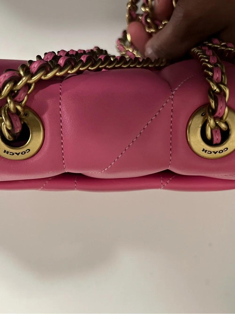 Coach stunning quilted